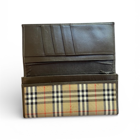 Burberry Classic Check Long Wallet Beige Nova Check - Picture 4 of 12